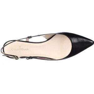 Cole Haan Juliana Low Sling Kitten Heel - black
